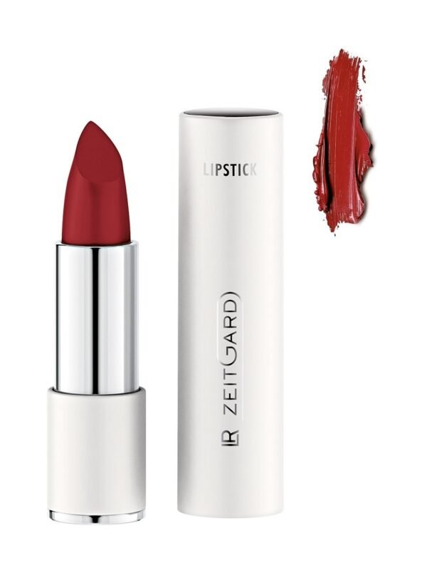 Barra de Labios Mate LR ZEITGARD SIGNATURE – 04 Ruby Red, Rojo Rubí Elegante