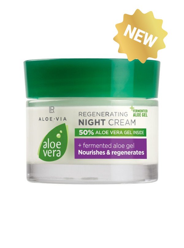 Crema de Noche Regeneradora Aloe Vera 50ml – Reparación e hidratación LR