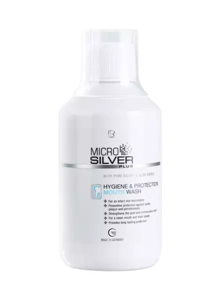 Enjuague Bucal LR MICROSILVER PLUS – Protección Antibacteriana y Aliento Fresco