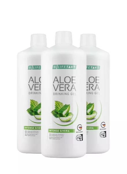 Gel bebible Aloe Vera Intense Sivera – Bienestar digestivo e hidratación x3