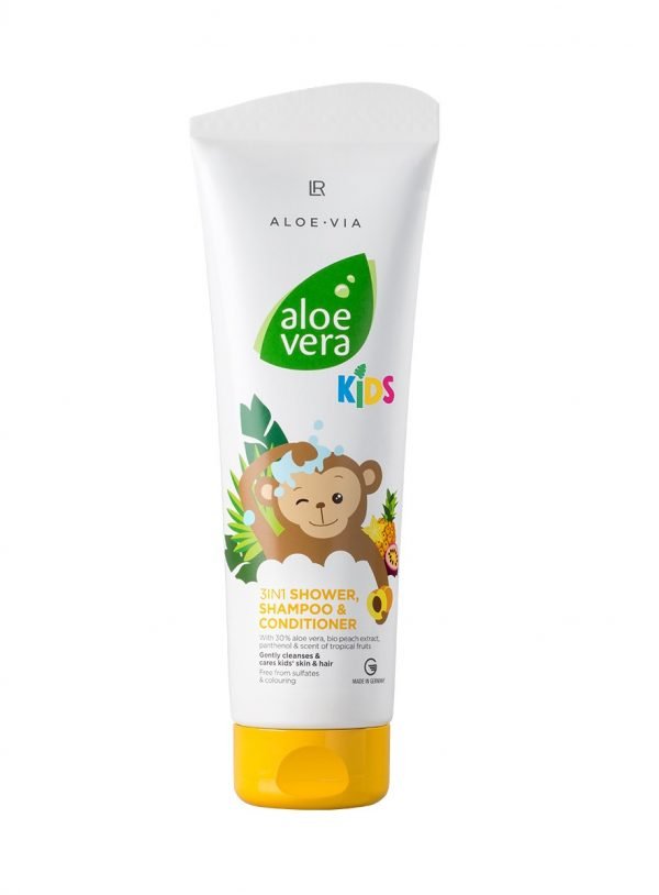 Gel de ducha 3en1 LR Aloe VIA Jungle Kids con Aloe Vera – Cuerpo, cabello y baño