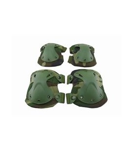 PACK CODERAS Y RODILLERAS CAMO