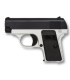 PISTOLA MINI GALAXY NEGRA/PLATA AIRSOFT
