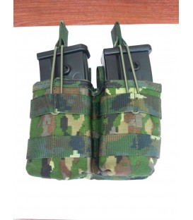 FUNDA PORTA CARGADOR DOBLE HK G36 VERDE PIXELADO
