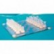 Ajedrez de cristal pequeño Bravo King YH01