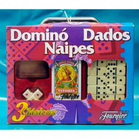 Dominó + Dados + Naipes Heraclio Fournier