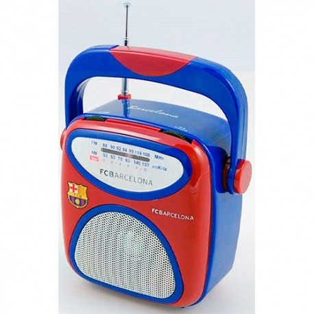 Receptor de radio analógico con altavoz Barcelona F.C.