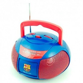 Receptor de radio analógico con altavoces Barcelona F.C.