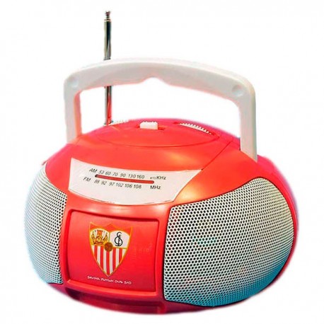 Receptor de radio analógico con altavoz Sevilla F.C.