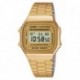 Reloj de pulsera digital dorado Casio A168WG-9E