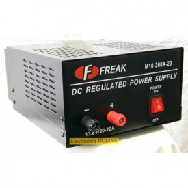 Fuente de alimentación estabilizada 13,8V 20-22A con transformador Freak