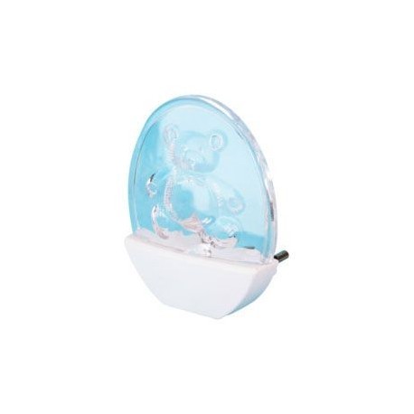 Luz de noche osito con LEDs multicolor 0,5W 60246OS
