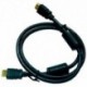 Conexión HDMI 3 mts. 2.0 macho-macho Especial 3D Pines dorados HQ Full HD 1080p 2-1282
