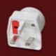 Clavija adaptadora de red 220V para Reino Unido y Hong Kong 62702