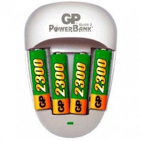 Cargador de baterías rápido GP Quick 2