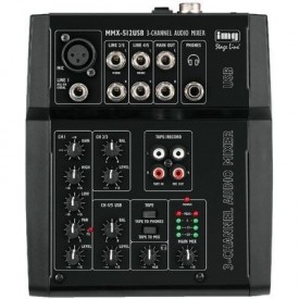 Mesa de mezclas 3 canales Stage-Line MMX-512USB