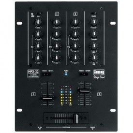 Mesa de mezclas 2 canales estéreo Stage-Line MPX-22