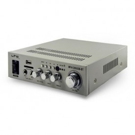 Amplificador Karaoke MP3 USB SD 2x50W Bluetooth LTC Audio MFA-1200USB-SI