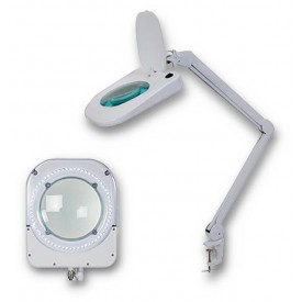 Lampara 64 LED 6 Watios Luz blanca Brazo articulado Lupa de 5 dioptrias Original VELLEMAN VTLLAMP1W