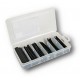 Funda termorretractil tubo macarron negro 170pzs de 10cms KSTMC2B