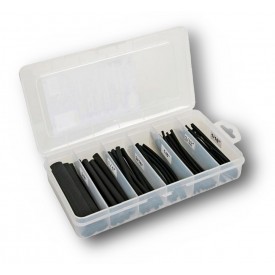 Funda termorretractil tubo macarron negro 170pzs de 10cms KSTMC2B