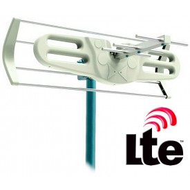 Antena TV mini UHF digital HD con filtro LTE 4G Surmedia SMT-40LTE