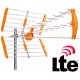 Antena TV TDT UHF digital HD filtro LTE 4G Surmedia SMT-82LTE