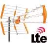 Antena TV TDT UHF digital HD filtro LTE 4G Surmedia SMT-82LTE