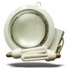 Kit downlight blanco 2 bombillas 18W bajo consumo E-27 ElectroDH 80055B