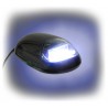 Flash Mouse estroboscópico azul para interior automóvil 12V