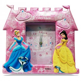 Reloj de sobremesa analógico de Disney Princesas 3D