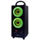 Torre 2 altavoces reproductor MP3 verde Go-Rock GR-02