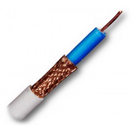ROLLO 100m CABLE COAXIAL TV SAT 100% COBRE CU EXCELENTE CALIDAD SMC200