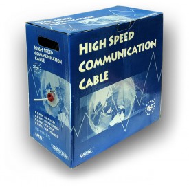 ROLLO 305 METROS CABLE DE RED UTP RIGIDO CAT-5e MEJORADO UL-CSA-ETL EDC 44000