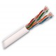 ROLLO 305 MTS CABLE RED EXTERIOR UTP ETHERNET RJ45 RIGIDO CAT-5e BLANCO SMK6005