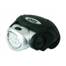Faro para bicicleta con 8 LEDs de alta luminosidad