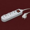 Base múltiple de 3 tomas con cable de 1,5m e interruptor 6-6600