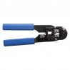 Alicates crimpar conectores modulares 8 pin crimpadora RJ45