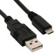 Conexión USB macho a micro USB macho 1,2 metros