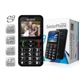 Teléfono móvil personas mayores Dual SIM SOS Biwond S9