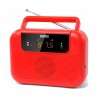 Receptor de radio digital Daewoo DRP-27R rojo
