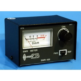 Medidor de estacionarias SWR ROE de 1 instrumento Euro-CB SWR-420