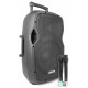 ALTAVOZ TROLLEY VONYX 170.334 12" PORTABLE 600W BATERIA 2 MICROS MP3 USB BLUETOOTH AP1200PA