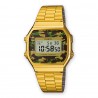 Reloj de pulsera digital Casio camuflaje A168WEGC-3E