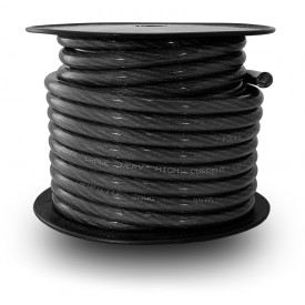 CABLE ALIMENTACION BATERIA 33mm2 COBRE PURO 100% LIBRE OXIGENO COLOR NEGRO