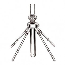 Radiales GPK-1 para Solarcon A-99 plano de tierra