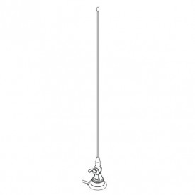 Antena VHF móvil 1/4 onda Televés 6632 completa