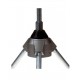 Antena VHF base 1/4 onda Sirio GPA-66/108