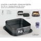 Molde desmontable 28x28 cms rectangular antiadherente con bandeja LifeStyle