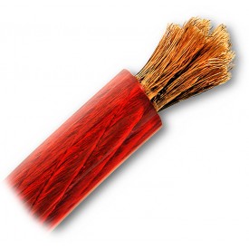 CABLE BATERIA 33mm2 COBRE PURO 100% LIBRE OXIGENO COLOR ROJO